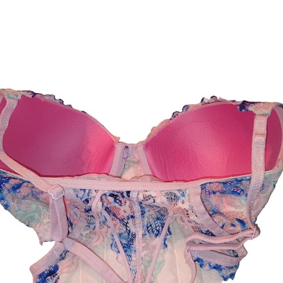 Victoria Secret Date Push-Up Pigeonnant Rendez-Vous Bra Size 32DD - Picture 5 of 6